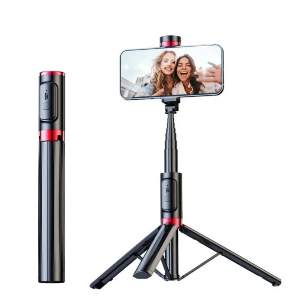 Sitcky DP16 Perche à Selfie Professionnelle en Aluminium, Sans Fil, Télécommandée, Pliable et Extensible